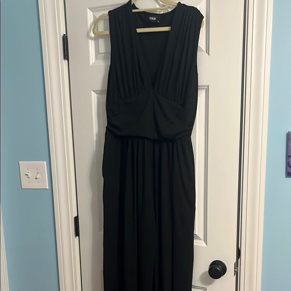 Luxe Black Sleeveless Dress